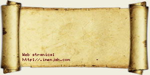 Jelisaveta Jakšić vizit kartica